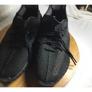 Yeezy sneakers, size 14 black